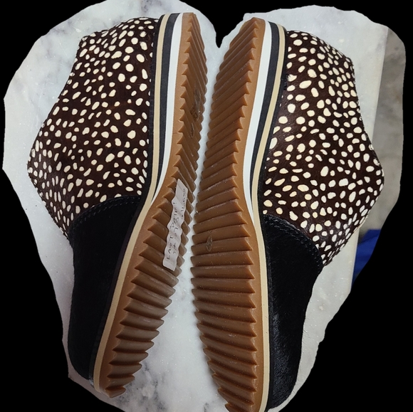 COPY - Leather Shoes With Black Fur Toe With Brown Fur Size 7.5 by All Black - Picture 9 of 12